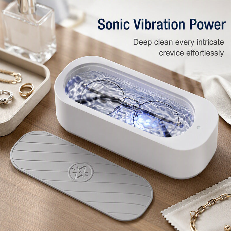 🎁Multifunctional Ultrasonic Cleaner for Jewelry, Watches & Dentures, 3W Cordless Deep Cleaning
