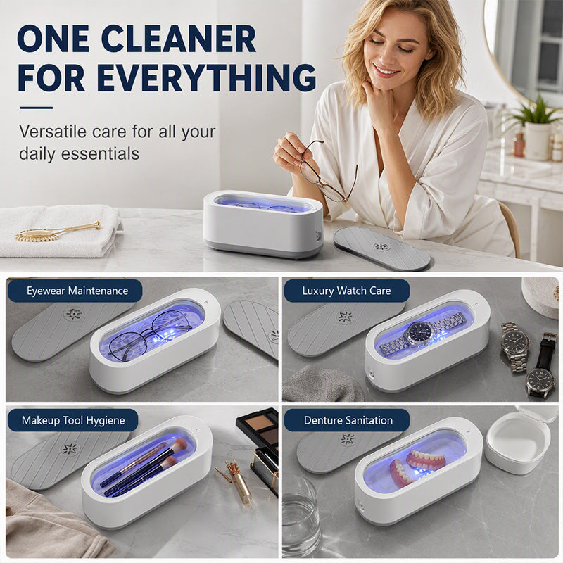 🎁Multifunctional Ultrasonic Cleaner for Jewelry, Watches & Dentures, 3W Cordless Deep Cleaning