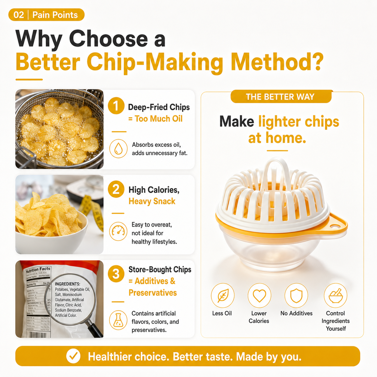 🔥2026 HOT SALE🥳💞50K+ SOLD!😍🥔DIY Microwave Potato Chip Maker with Slicer Bowl Set