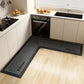 💧 Stop slipping on wet kitchen floors — this L-shaped mat absorbs water and oil fast, stays put, and cushions your feet while you cook. 🏠
