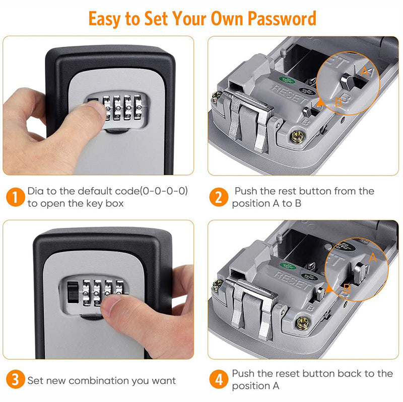 🔐 Save 50%! 🏠 Wall‑Mounted Key Lock Box – Secure, sturdy & easy access ✨
