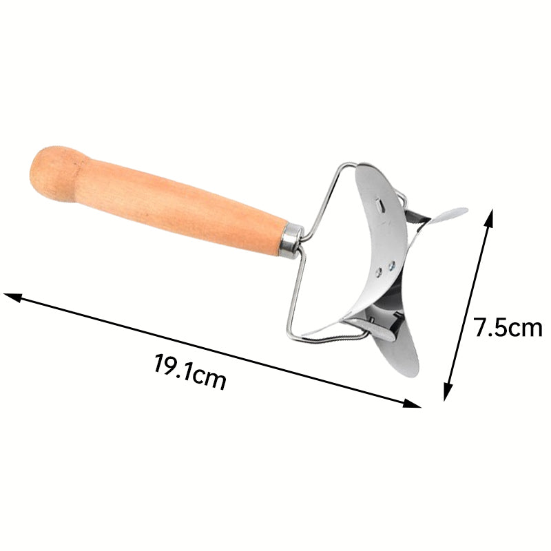 🔥 Stainless Steel Dumpling Wrapper Cutter – Sharp Precision Blade, Multi-Pastry Use & Easy Clean – Homemade Dumplings in Seconds ✨