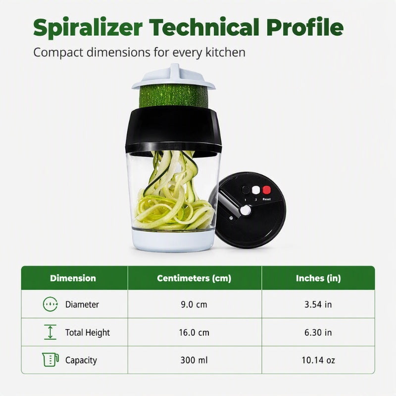 Handheld Vegetable Spiralizer Slicer