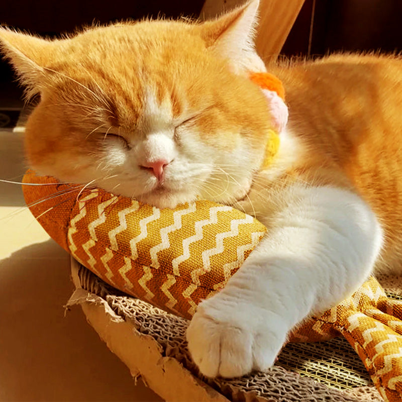 Pluche Viskatmunt Kattenspeelgoed