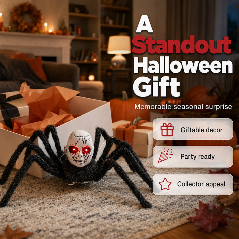 Halloween Sound Activated Crawling Spider