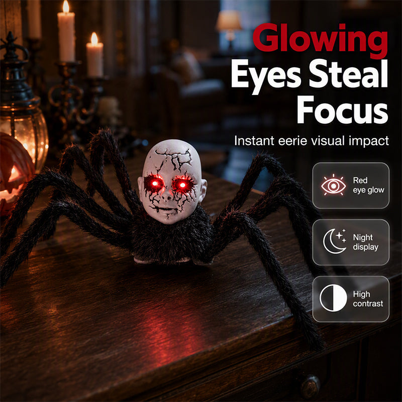 Halloween Sound Activated Crawling Spider