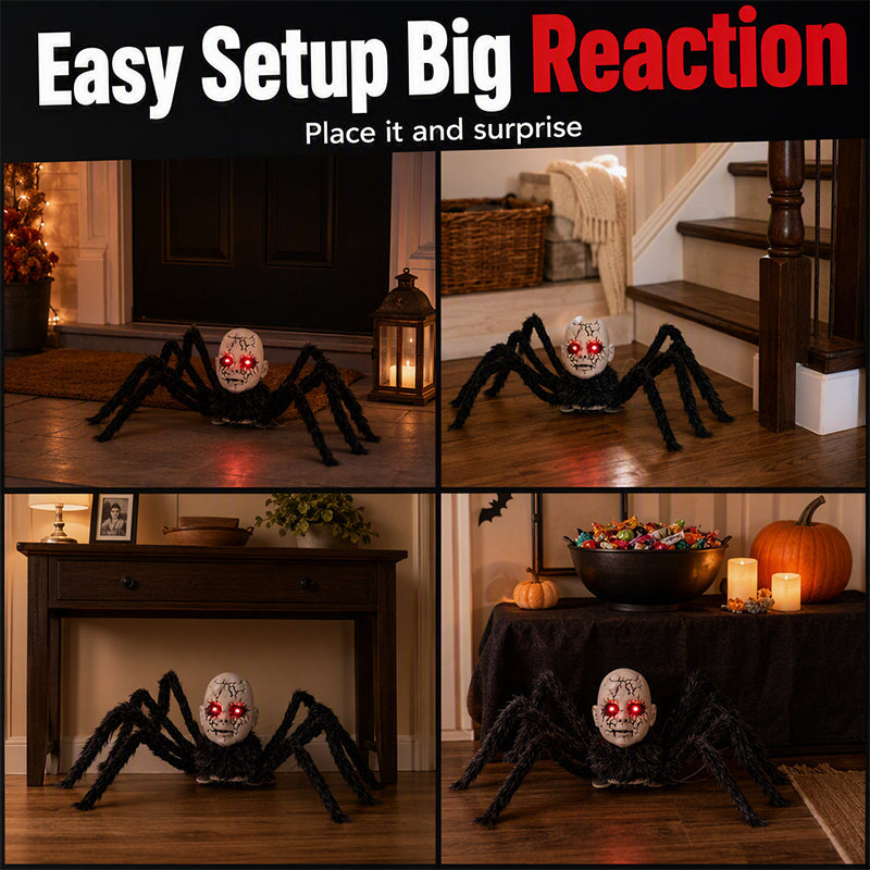 Halloween Sound Activated Crawling Spider