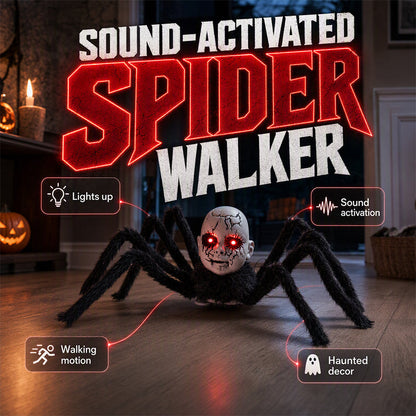 Halloween Sound Activated Crawling Spider