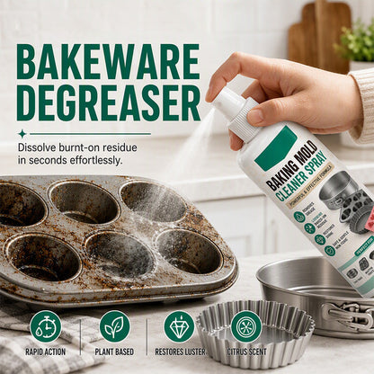 🧴 50% OFF! ✨ Gentle Formula Baking Mold Cleaner Spray – Easy Grease Removal, Less Scrubbing & Non-Abrasive on Bakeware – Clean Kitchen Tools Effortlessly 🍳
