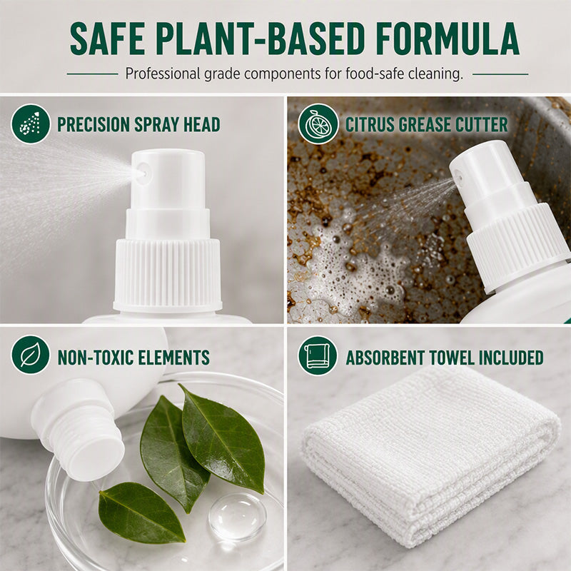 🧴 50% OFF! ✨ Gentle Formula Baking Mold Cleaner Spray – Easy Grease Removal, Less Scrubbing & Non-Abrasive on Bakeware – Clean Kitchen Tools Effortlessly 🍳