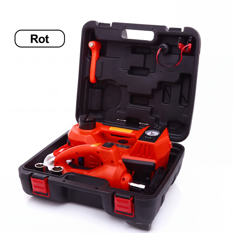 📢📢50% OFF!! ⏰🚗 Essential car repair tools 🛠️ – 12V electric-hydraulic car jack repair kit
