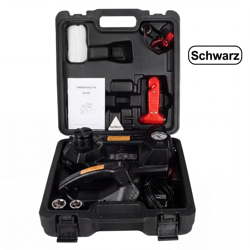 📢📢50% OFF!! ⏰🚗 Essential car repair tools 🛠️ – 12V electric-hydraulic car jack repair kit