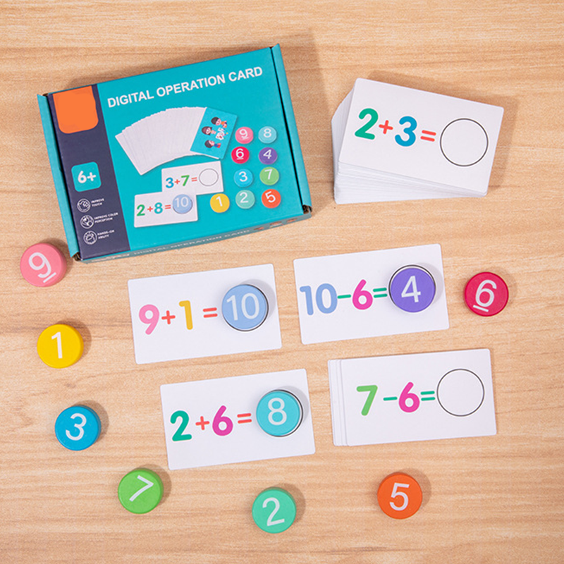 Kids' Addition & Subtraction Arithmetic Card Set