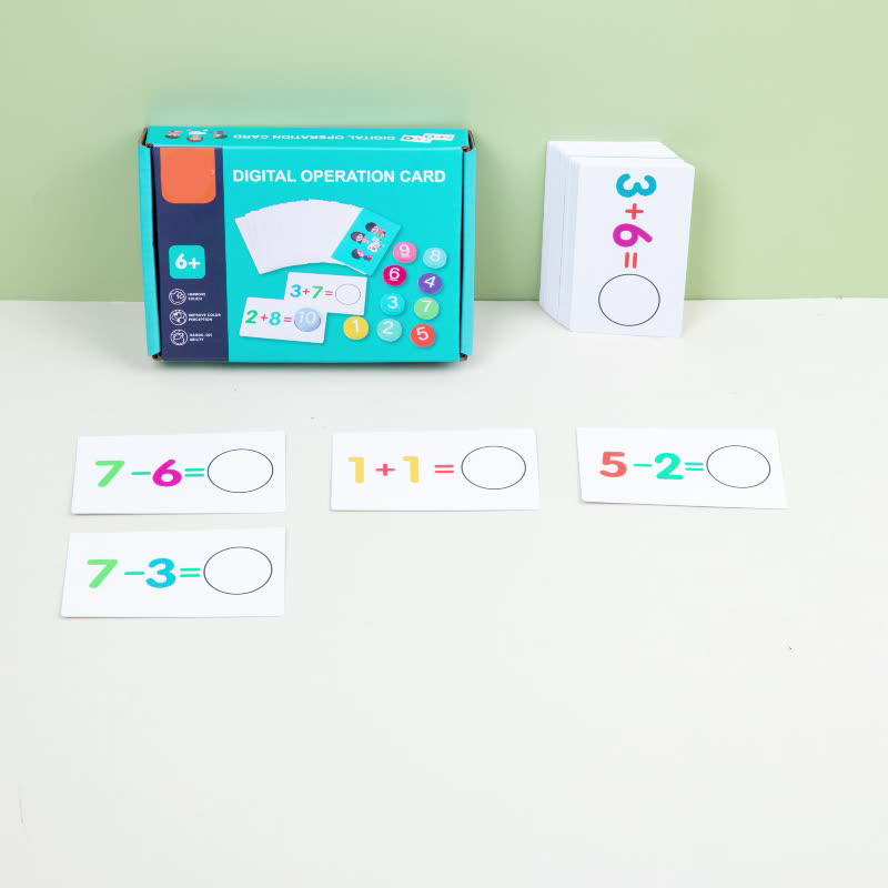 Kids' Addition & Subtraction Arithmetic Card Set