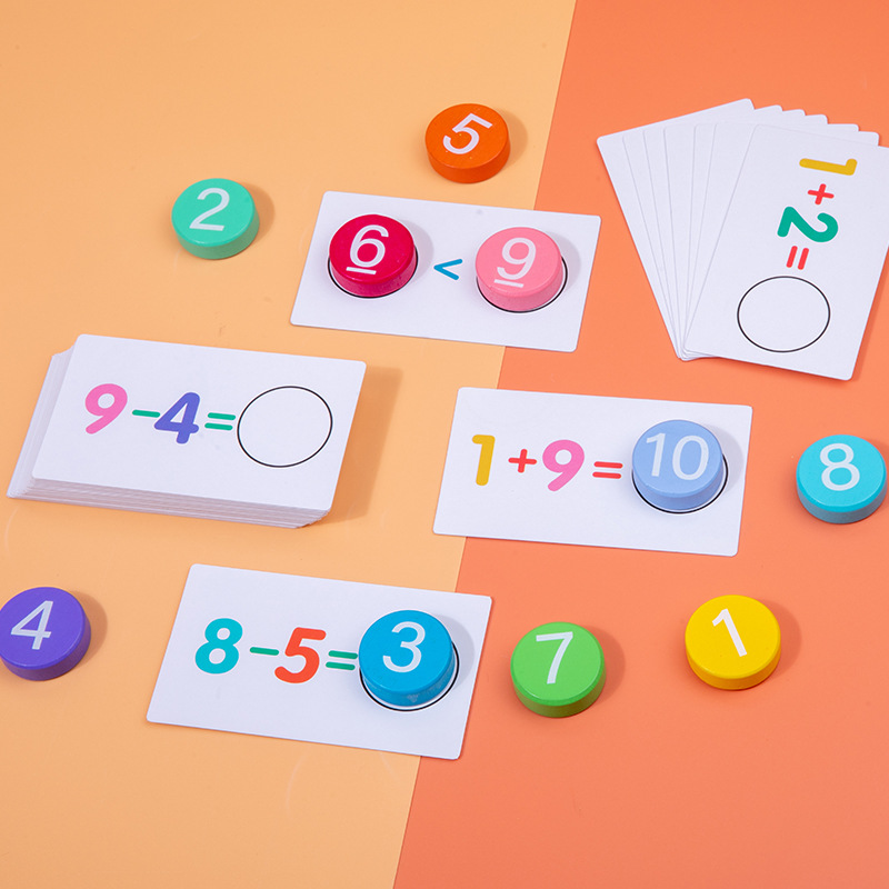 Kids' Addition & Subtraction Arithmetic Card Set