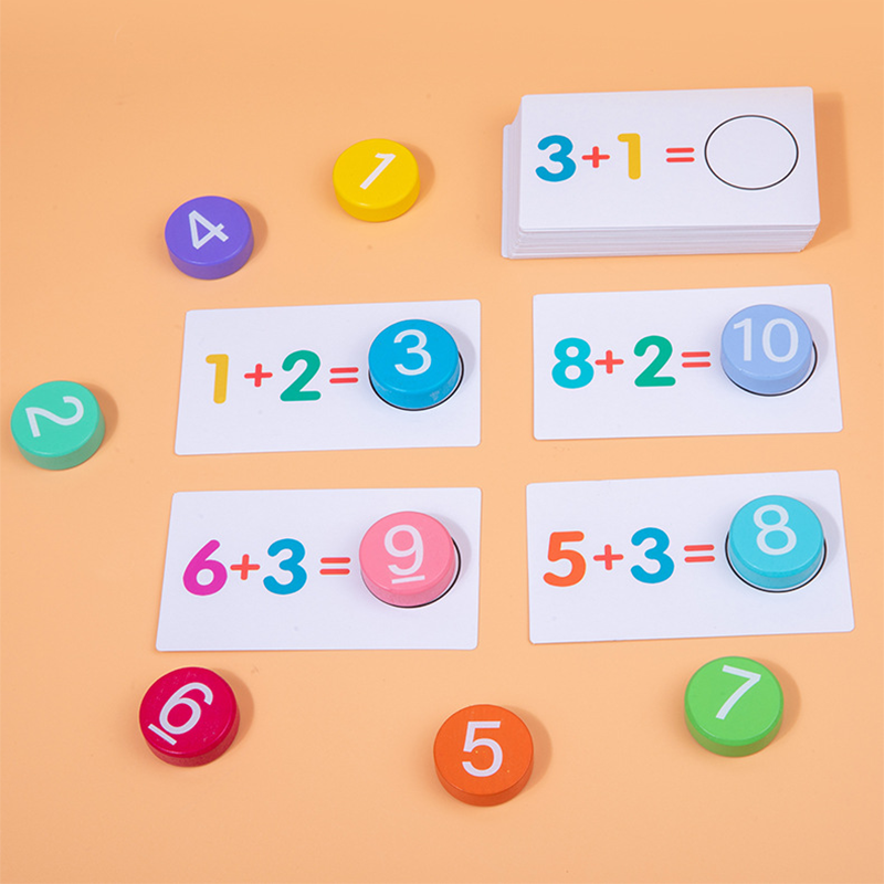 Kids' Addition & Subtraction Arithmetic Card Set