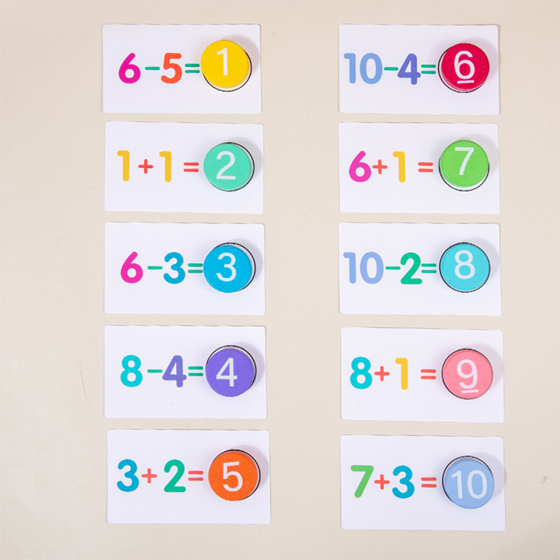 Kids' Addition & Subtraction Arithmetic Card Set