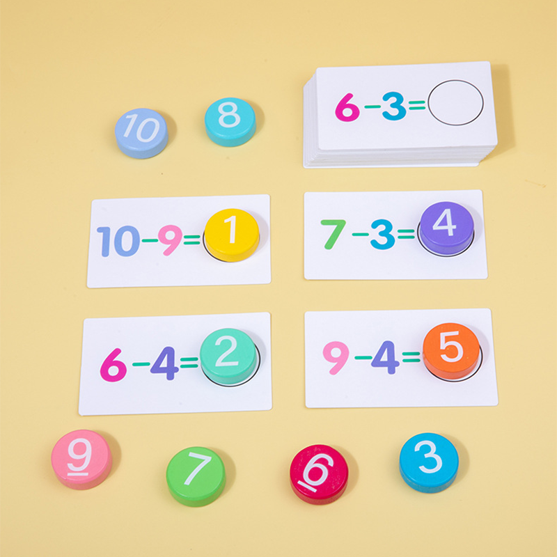 Kids' Addition & Subtraction Arithmetic Card Set