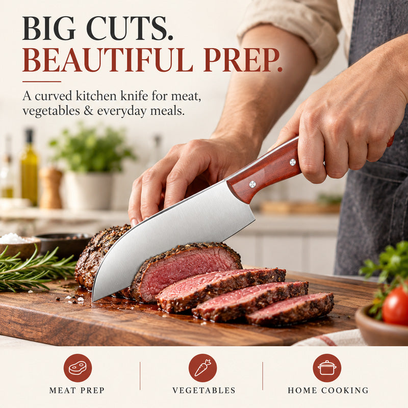 Lightweight Sharp Stainless Steel Slicing Knife