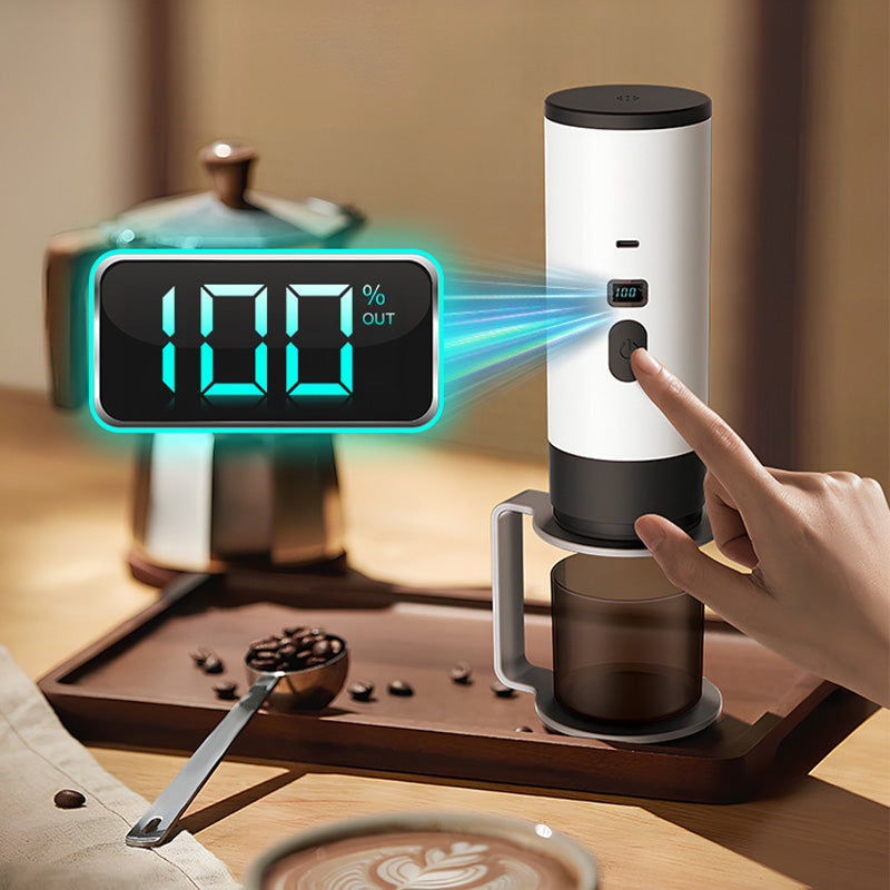 ☕ LIMITED-TIME 50% OFF! ⚡ Portable Espresso Maker – Digital Display, Type-C Rechargeable, Outdoor Coffee ✨