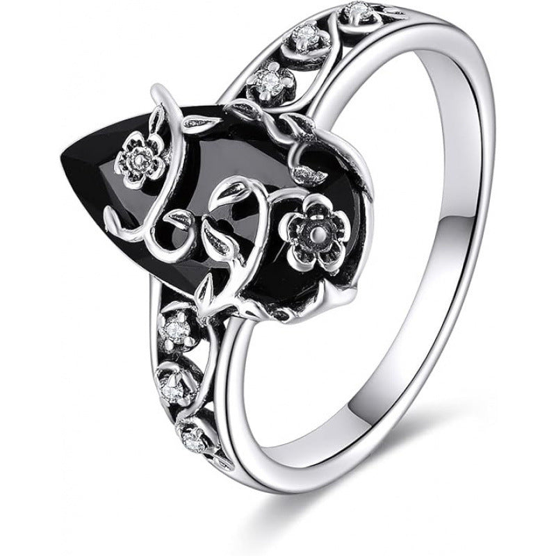 Bohemian Vintage Floral Vine Ring