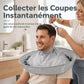 🥳2026 HOT SALE🥳💞50K+ SOLD! ✂️🧹 Hair Cutting Cape with Catcher – built-in groove traps clippings, no mess on clothes or floors. Waterproof, non-static, folds flat. Perfect for home trims & kids' cuts! 💇✅
