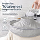 🥳2026 HOT SALE🥳💞50K+ SOLD! ✂️🧹 Hair Cutting Cape with Catcher – built-in groove traps clippings, no mess on clothes or floors. Waterproof, non-static, folds flat. Perfect for home trims & kids' cuts! 💇✅