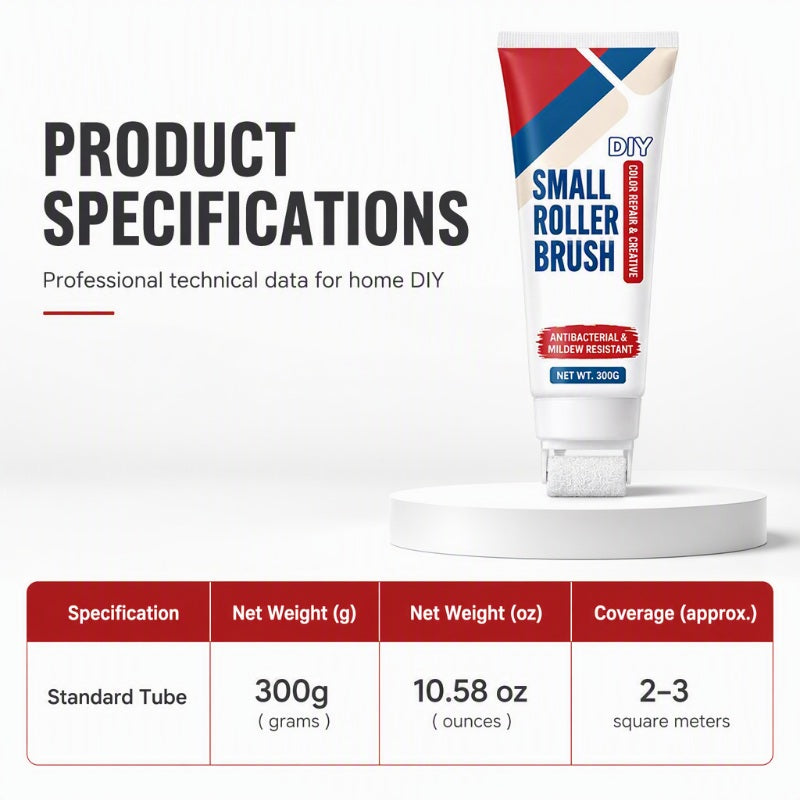 📢📢BUY 5 GET 5 FREE !! ⏰ Wall Repair Paste – With Integrated Roller Brush, Waterproof & Family-Safe – Easy DIY for Stains, Cracks & Marks 🏠