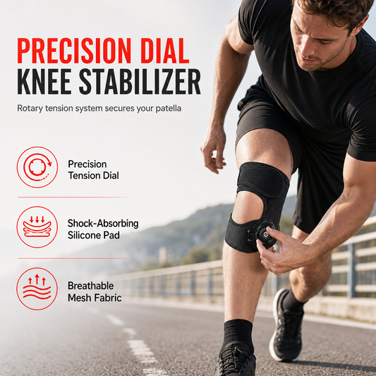 Adjustable Silicone Patella Stabilizer Strap
