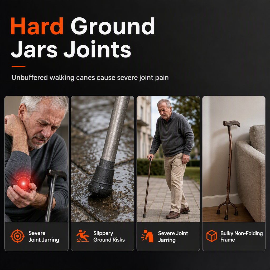 💪 Folding Forearm Crutches – Non-slip & mobility aid ✨