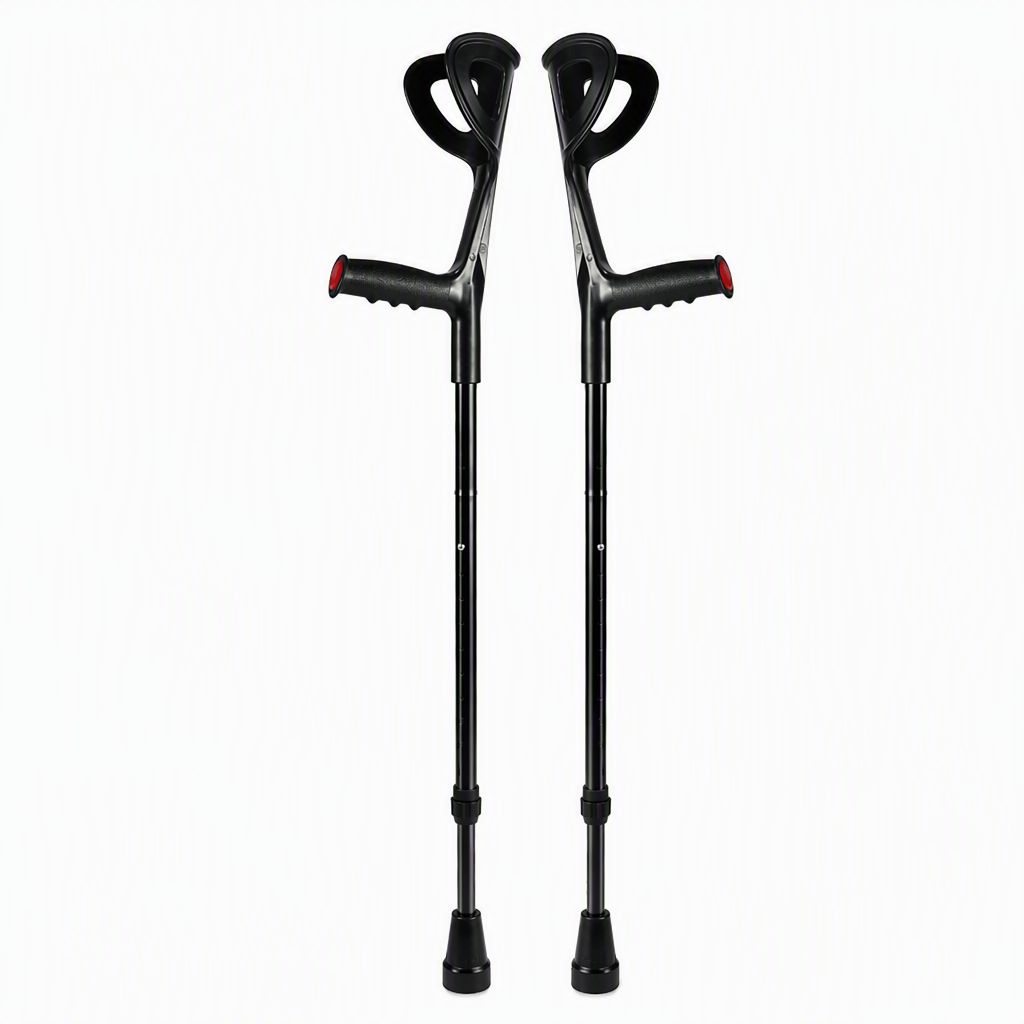 💪 Folding Forearm Crutches – Non-slip & mobility aid ✨