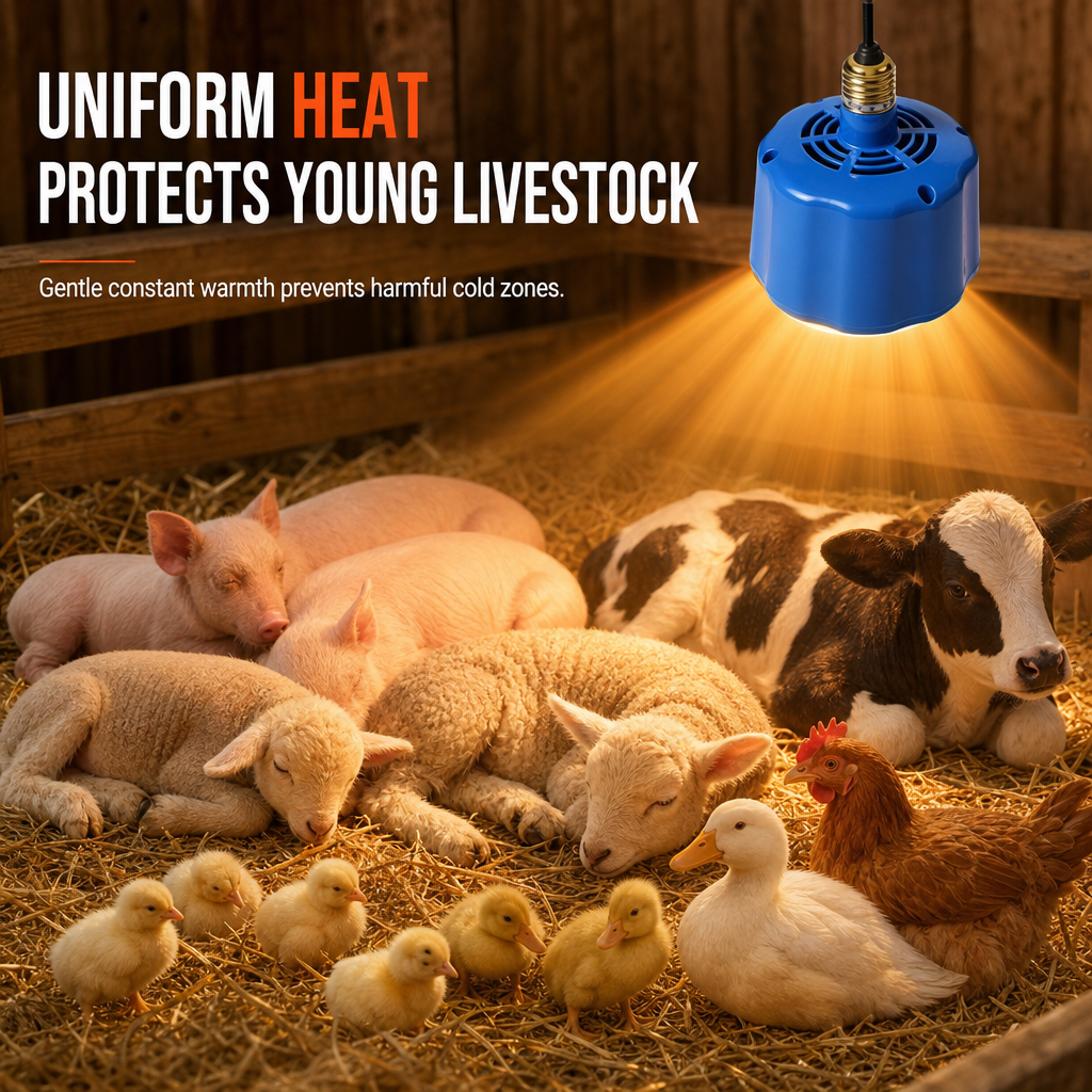 🐣 LIMITED-TIME 50% OFF! 🌡️ Intelligent Brooder Heater – Adjustable Temperature & Fan-Assisted Warmth for Chicks 🔥