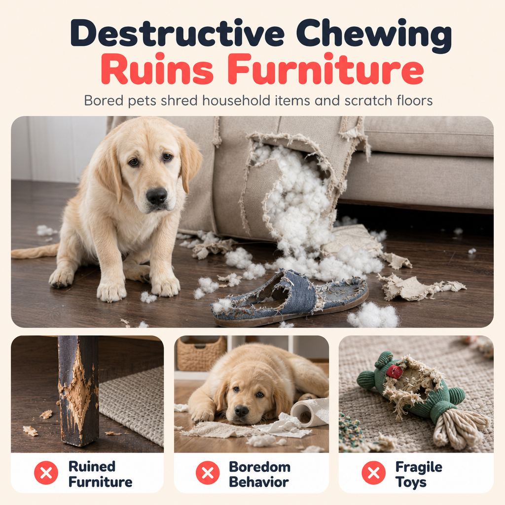 🦴⏰ LIMITED-TIME 50% OFF! 🐶 Durable TPR Dog Chew Bone – Safer Chewing Design, Textured Ridges & Tear-Resistant Build ✨