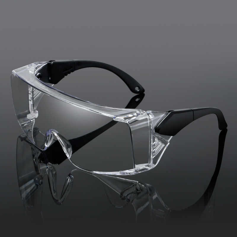 Anti‑Fog Safety Goggles with Adjustable Telescopic Arms – Scratch‑Resistant, Impact‑Proof, Reusable Eye Protection for Lab, Workshop, DIY