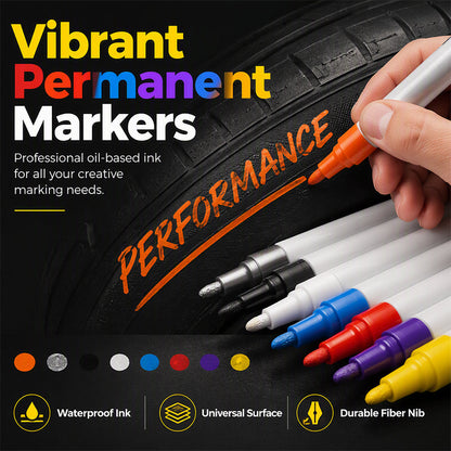 ⏳Time-Limited Special⏰Waterproof Quick-Drying Paint Marker Pens