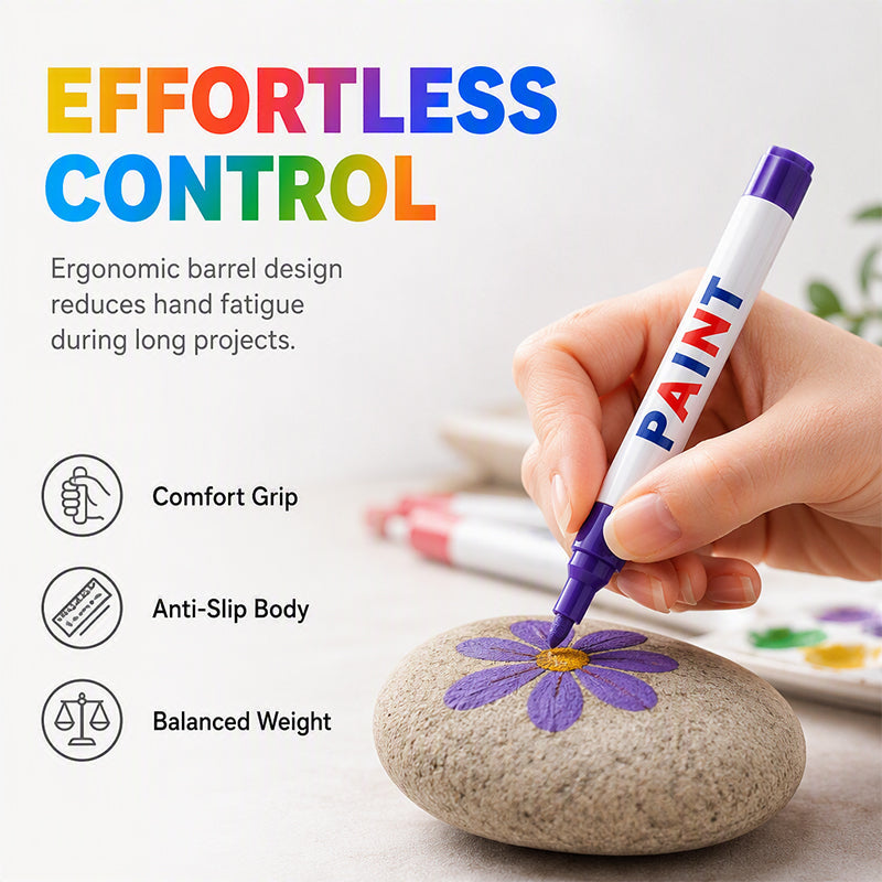 ⏳Time-Limited Special⏰Waterproof Quick-Drying Paint Marker Pens