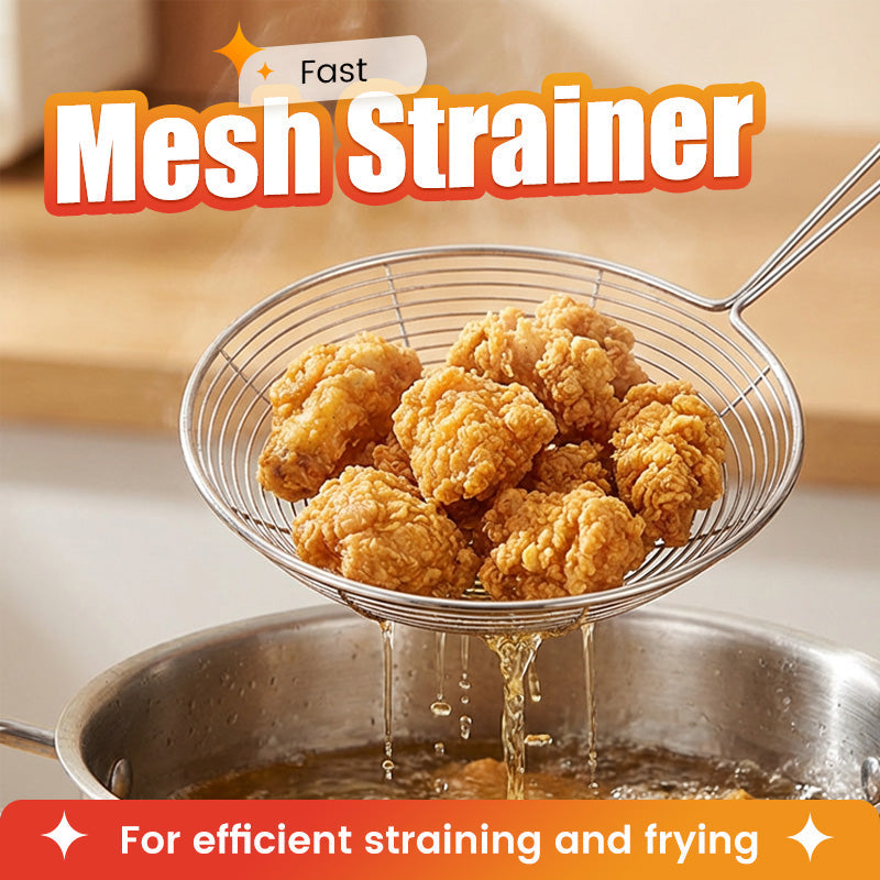 Stainless Steel Wire Mesh Skimmer Spoon