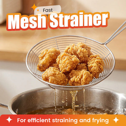 Stainless Steel Wire Mesh Skimmer Spoon