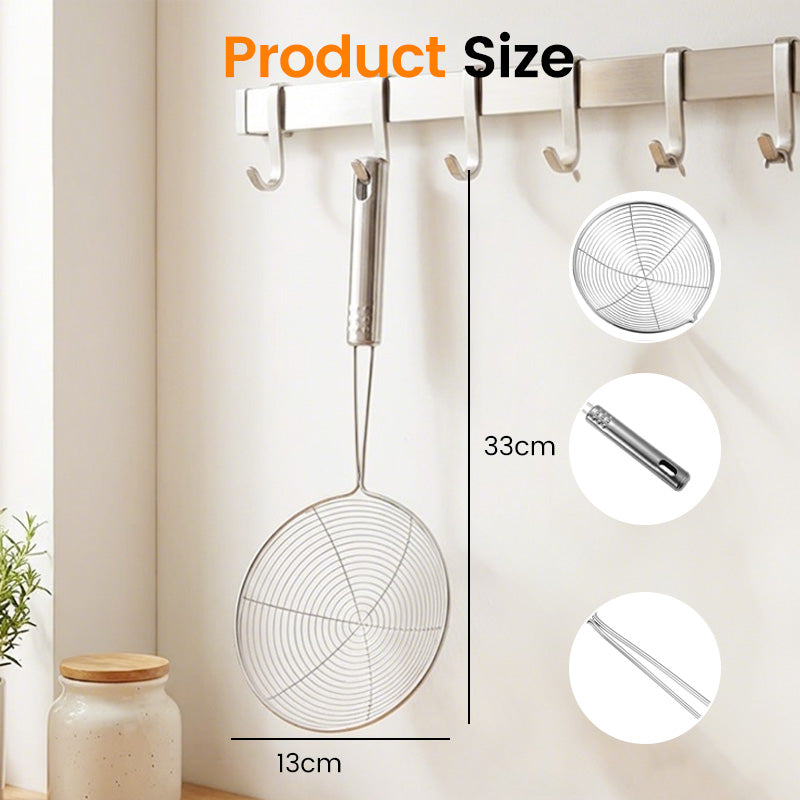 Stainless Steel Wire Mesh Skimmer Spoon