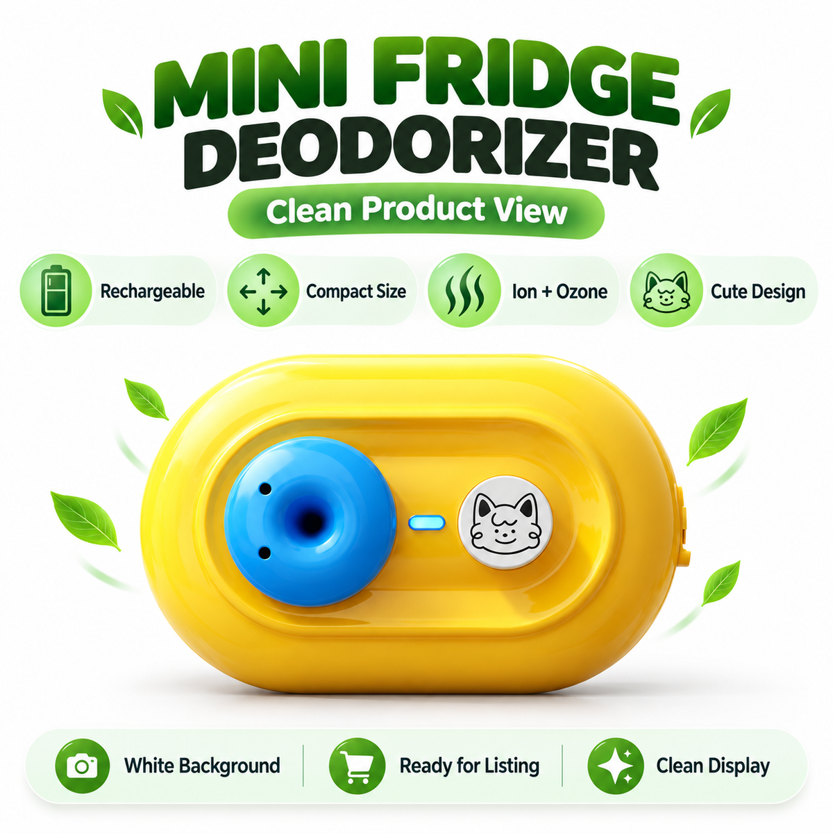 Mini Portable Refrigerator Deodorizer and Sterilizer