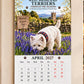🐾 West Highland Terrier Wall Calendar