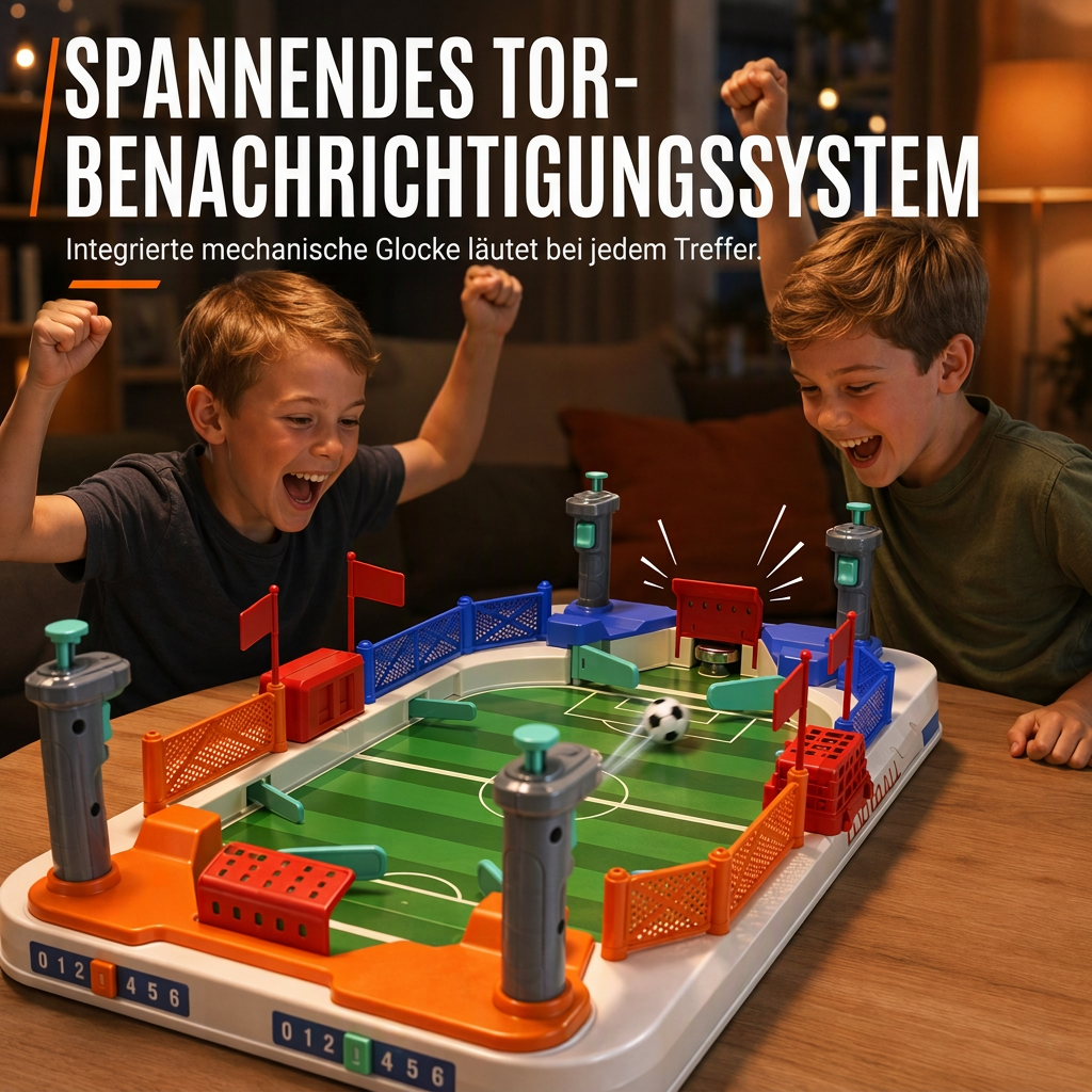 📢 50% OFF! ⚽ 2-Player Tabletop Soccer Game – Fast-Paced Family Fun, Builds Reflexes & Hand-Eye Coordination 🏆