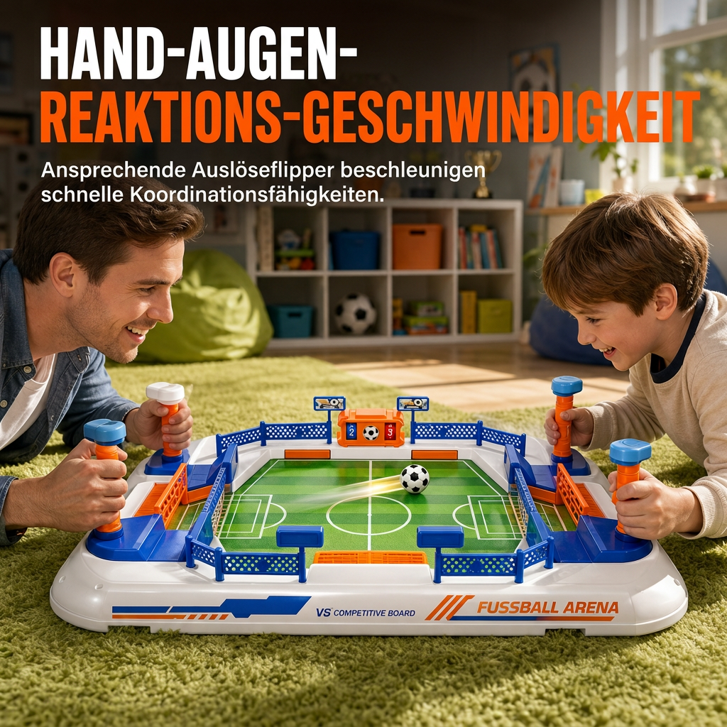 📢 50% OFF! ⚽ 2-Player Tabletop Soccer Game – Fast-Paced Family Fun, Builds Reflexes & Hand-Eye Coordination 🏆