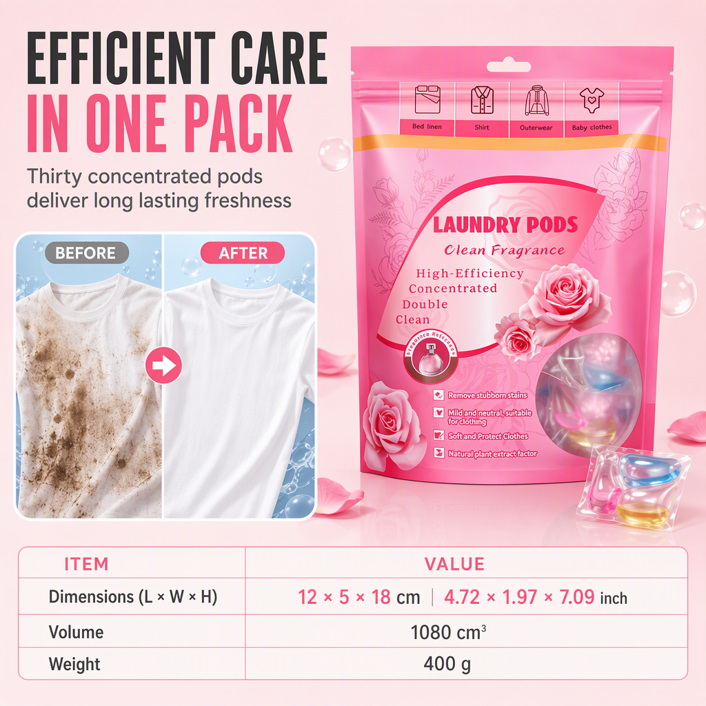 Eco Friendly Concentrated Laundry Detergent Beads