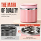 📢📢50% OFF !! ⏰ Insulated Stainless Steel Lunch Box with Lid – Stackable Food Container
