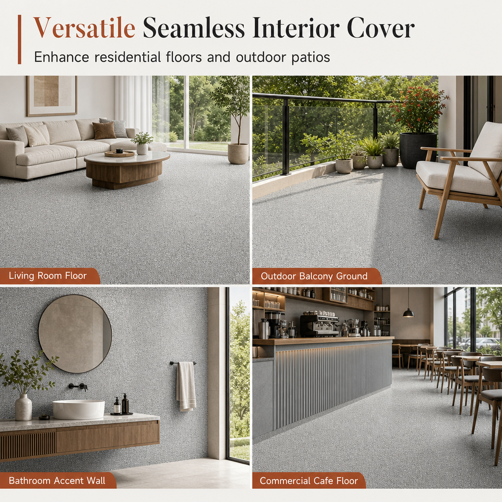 Marble Effect Textured Coating for Interior and Exterior Walls and Floors