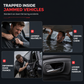 🚨🪟Mini Spring-Loaded Car Emergency Escape Tool | Window Breaker & Recessed Seatbelt Cutter🧪