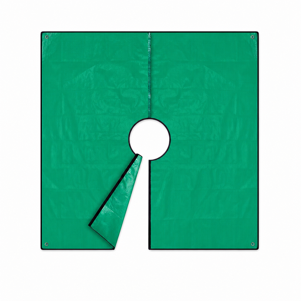 Garden Leaf Collection Mat with Center Hole