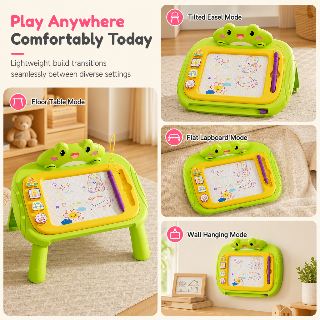 ⏳Time-Limited Special ⏰✨ Kids Magnetic Drawing Board — Pen & 4 Stamps Included 📢
