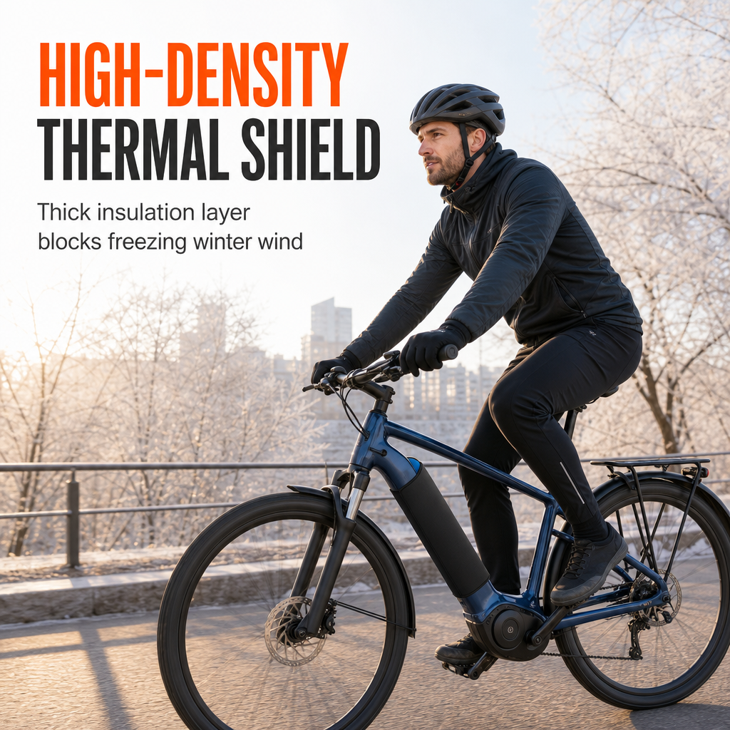 🚲 E-Bike Battery Cover – 5mm Thermal Neoprene Insulation Sleeve